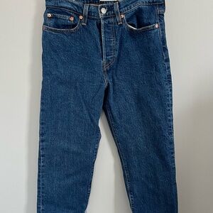 Levi’s Wedgie Straight Leg - Rich Indigo Wash